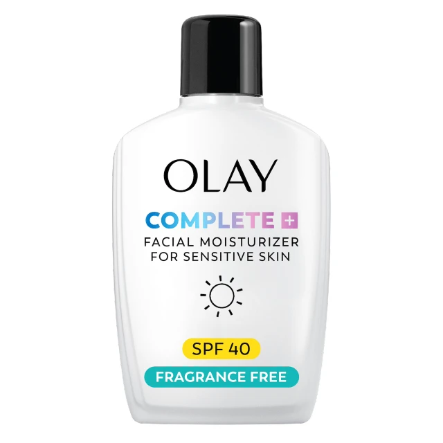 Complete + Daily Facial Moisturizer with Sunscreen Broad Spectrum SPF 40 by OLAY - Non-toxic, STOP rated product free from harmful chemicals