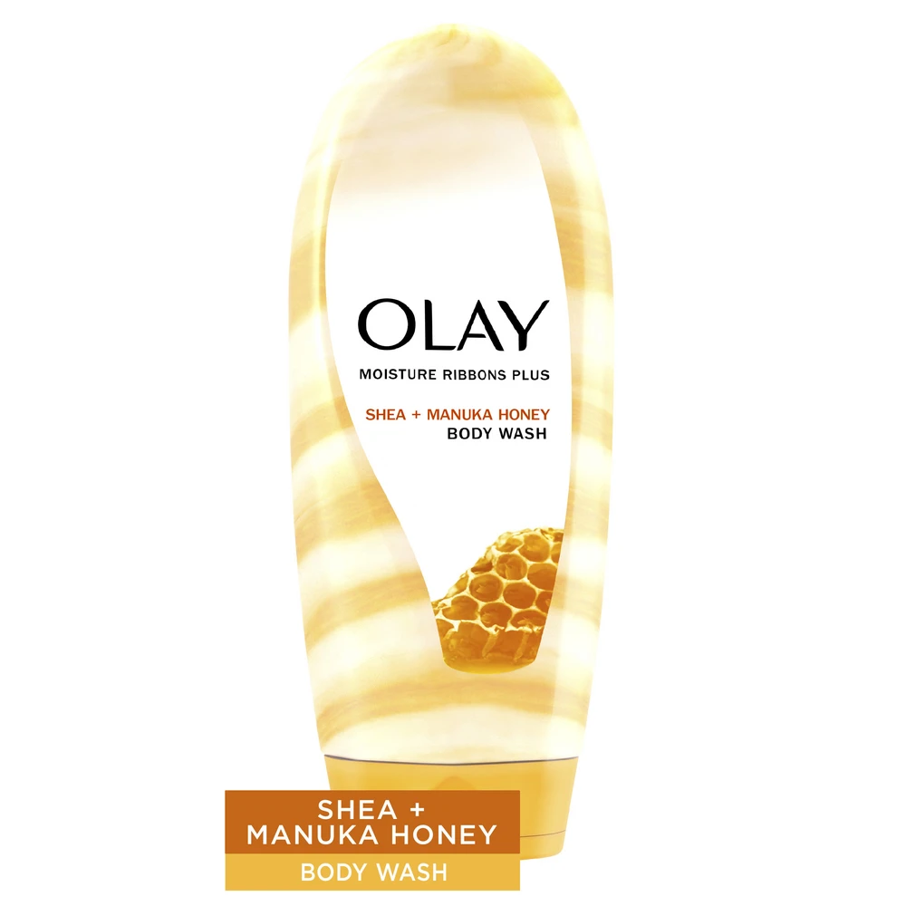 Moisture Ribbons Plus Body Wash - Shea + Manuka Honey by OLAY - Non-toxic Soaps + Body Washes product rated STOP by Million Marker, free from BPA, phthalates, and parabens