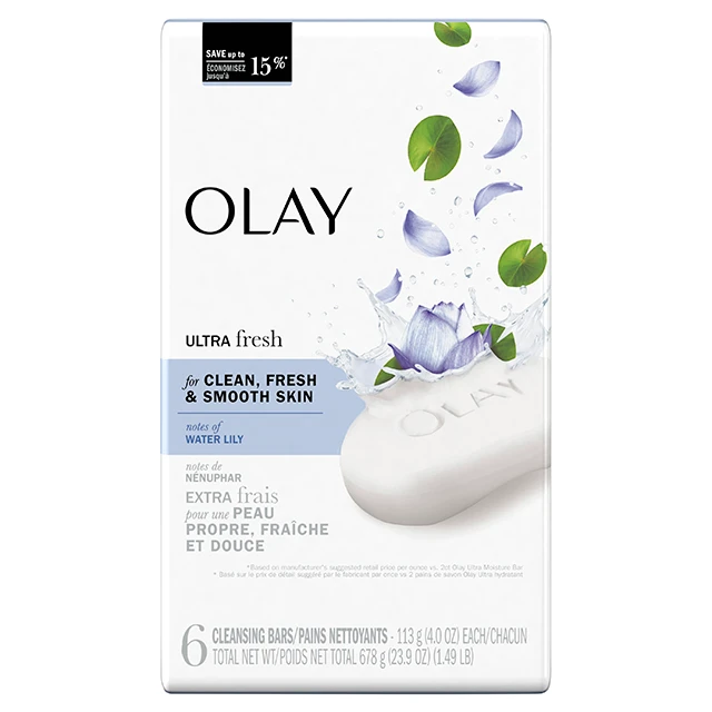 Ultra Fresh Beauty Soap by OLAY - Non-toxic Soaps + Body Washes product rated STOP by Million Marker, free from BPA, phthalates, and parabens