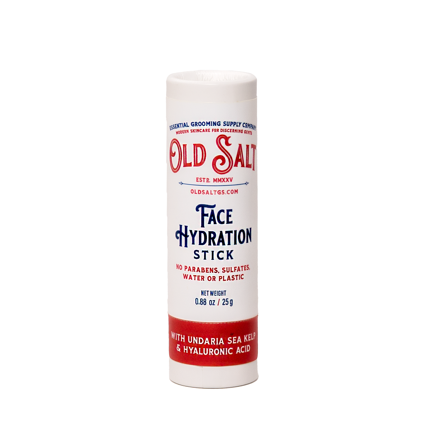 Face Hydration Stick by Old Salt Grooming Supply - Non-toxic Facial Care product rated GO by Million Marker, free from BPA, phthalates, and parabens