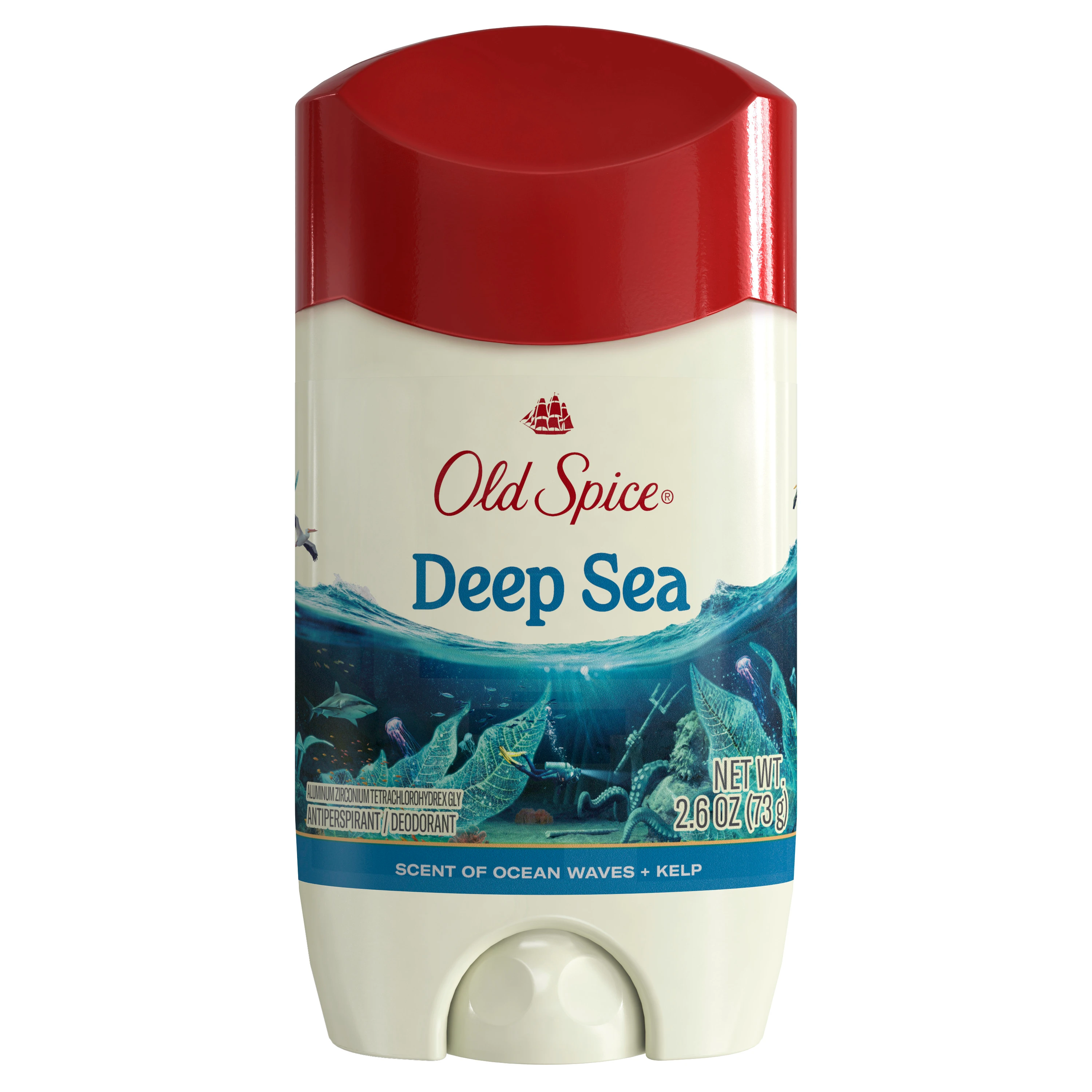 Antiperspirant Deodorant – Deep Sea by Old Spice - Non-toxic Deodorants product rated STOP by Million Marker, free from BPA, phthalates, and parabens