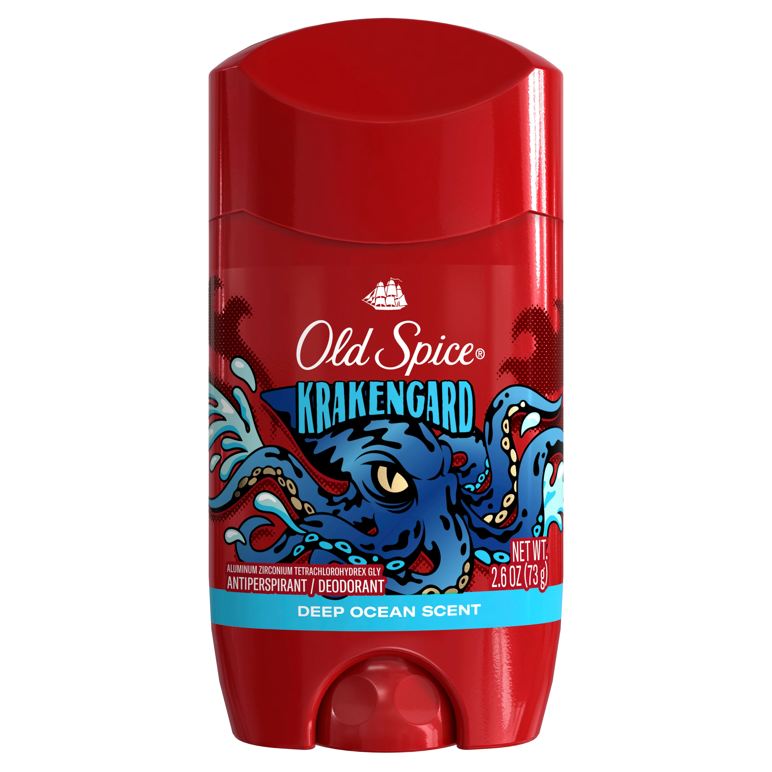 Antiperspirant Deodorant - Krakengard by Old Spice - Non-toxic, STOP rated product free from harmful chemicals