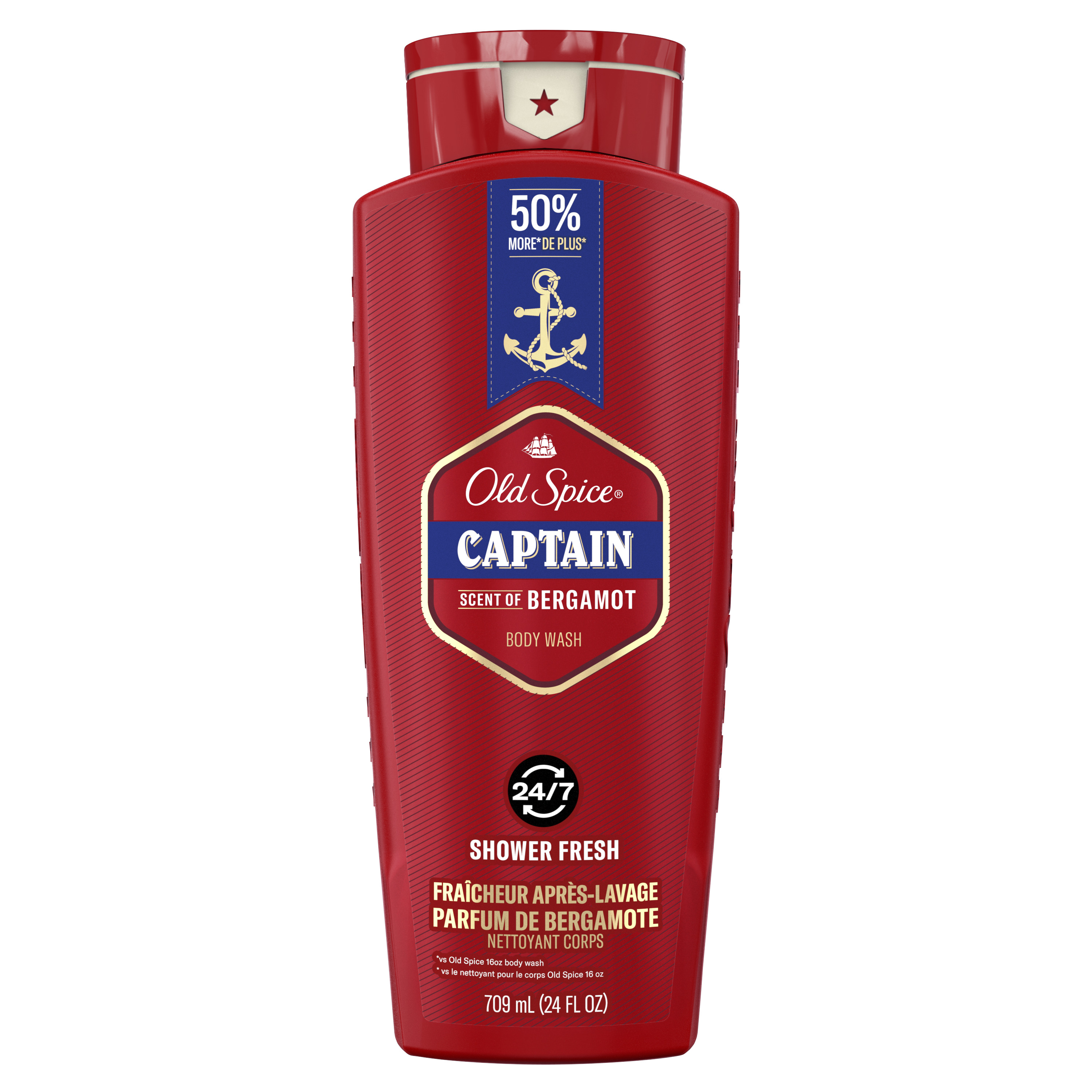 Body Wash – Captain by Old Spice - Non-toxic Soaps + Body Washes product rated STOP by Million Marker, free from BPA, phthalates, and parabens