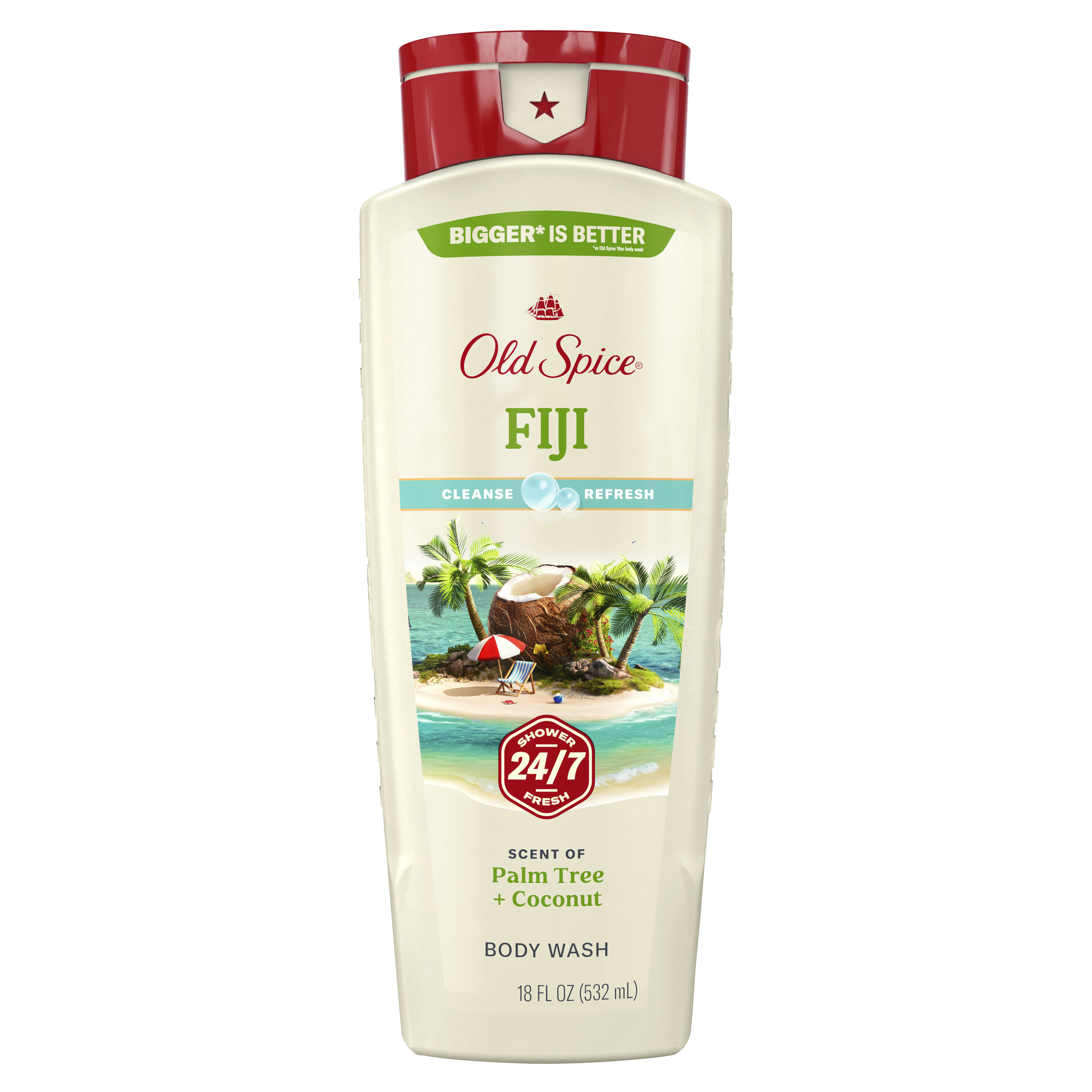 Body Wash – Fiji by Old Spice - Non-toxic Soaps + Body Washes product rated STOP by Million Marker, free from BPA, phthalates, and parabens