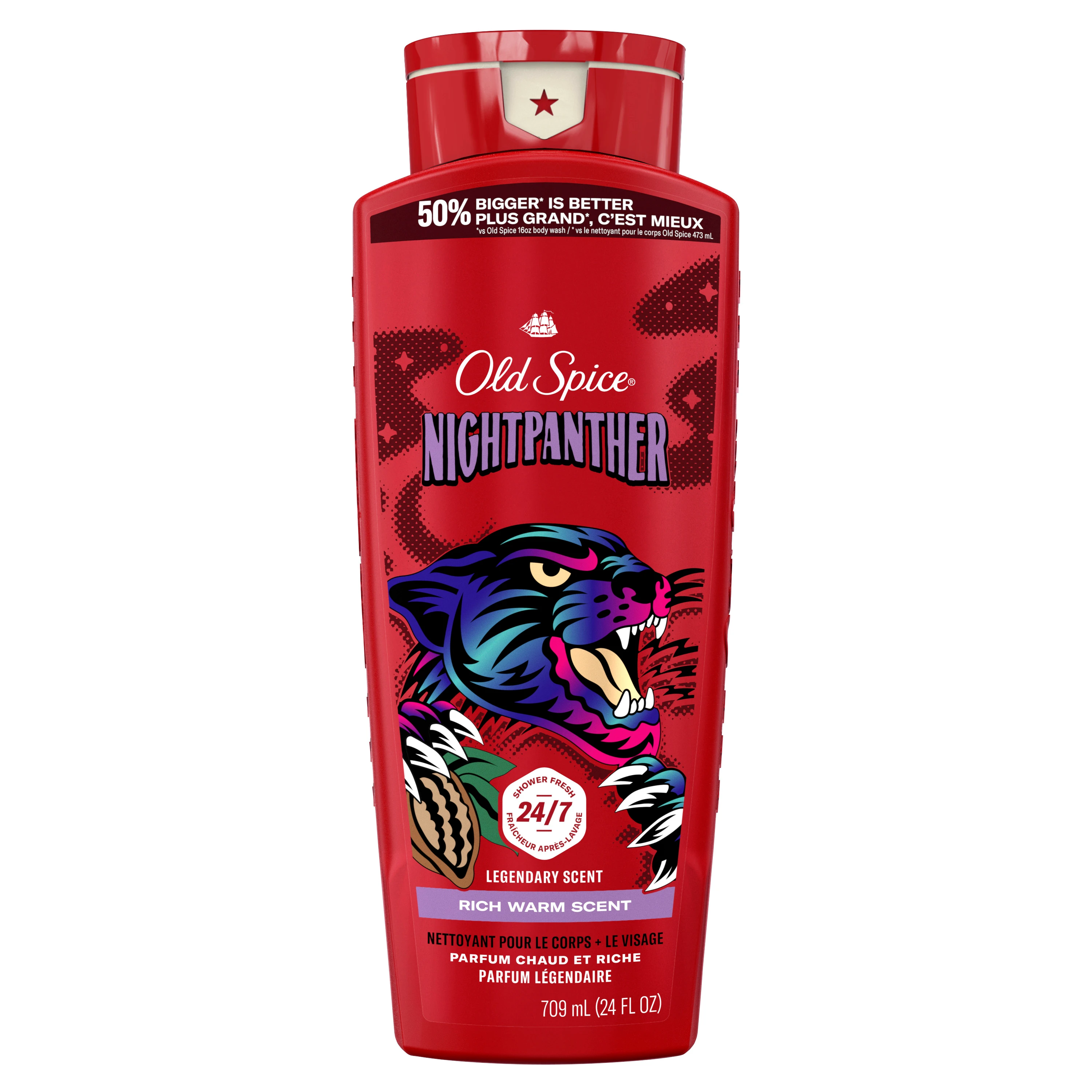 Body Wash – Night Panther by Old Spice - Non-toxic Soaps + Body Washes product rated STOP by Million Marker, free from BPA, phthalates, and parabens