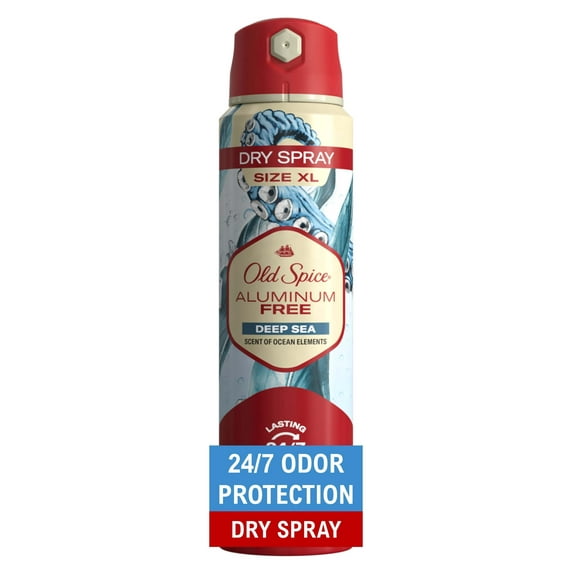Deodorant Spray – Deep Sea by Old Spice - Non-toxic, STOP rated product free from harmful chemicals