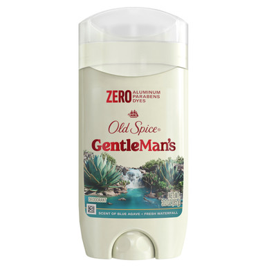 Gentleman's Deodorant – Blue Agave + Fresh Waterfall by Old Spice - Non-toxic, STOP rated product free from harmful chemicals