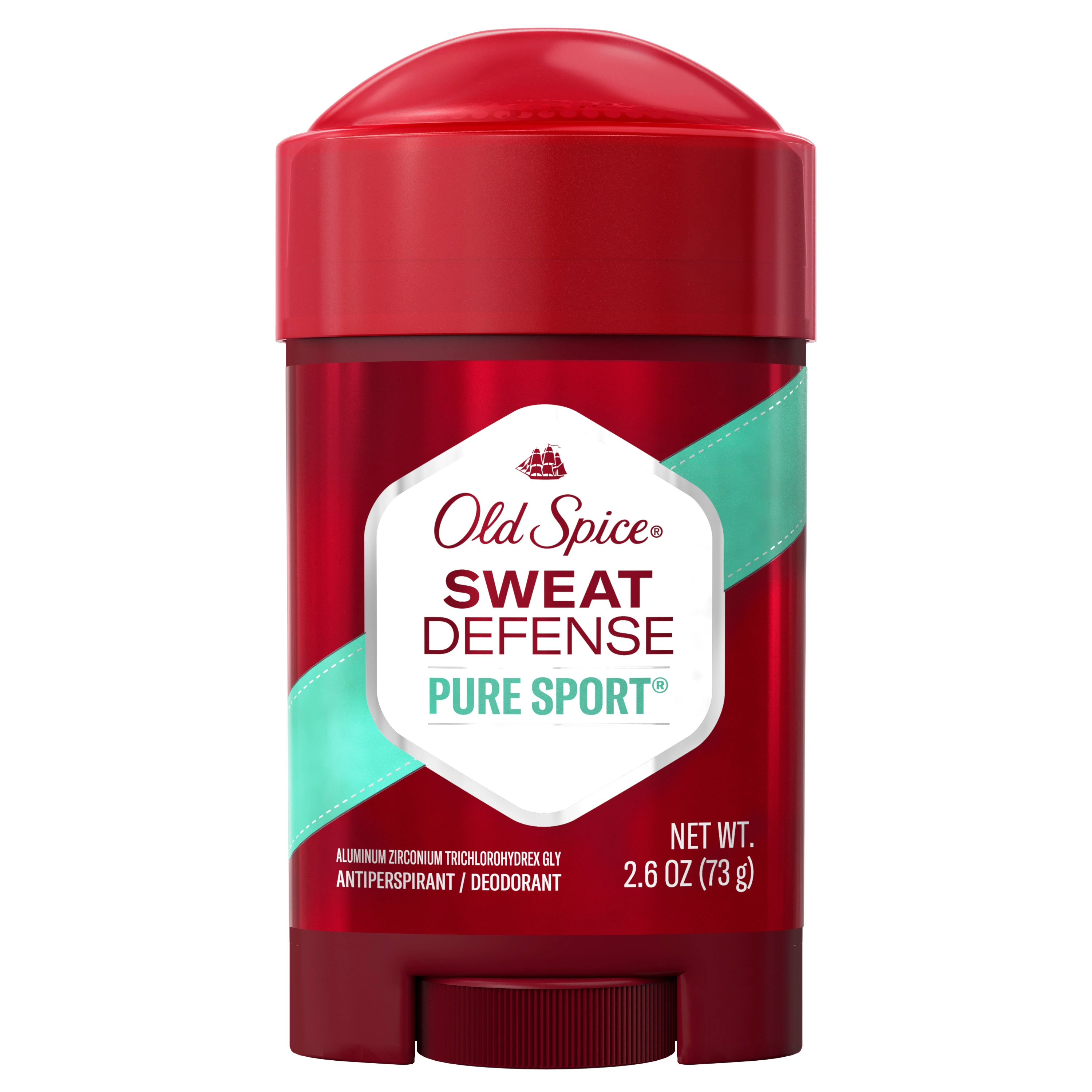 Sweat Defense Antiperspirant Deodorant – Pure Sport by Old Spice - Non-toxic, STOP rated product free from harmful chemicals