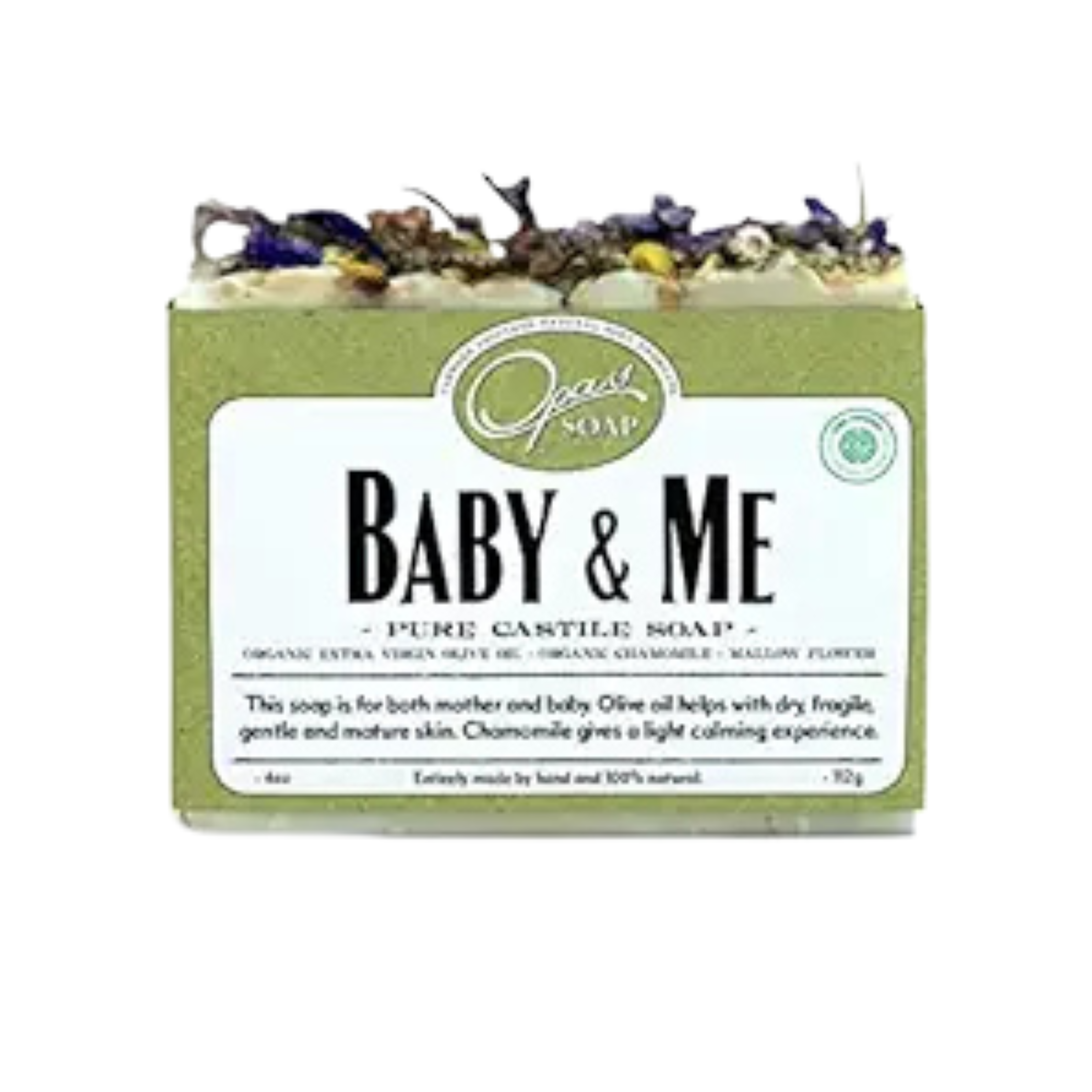 Opas Soap Baby & Me - Fragrance Free Castile Olive Oil Soap with Chamomile