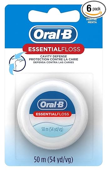 Essential Floss Cavity Defense - Mint by Oral-B - Non-toxic, STOP rated product free from harmful chemicals