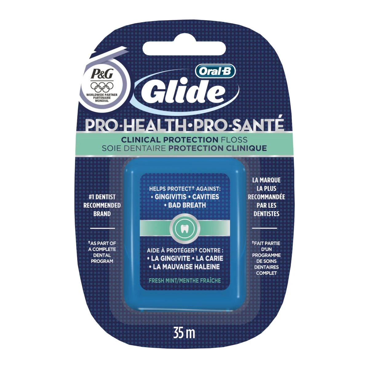 Glide Pro-Health Clinical Protection Floss – Mint by Oral-B - Non-toxic, STOP rated product free from harmful chemicals