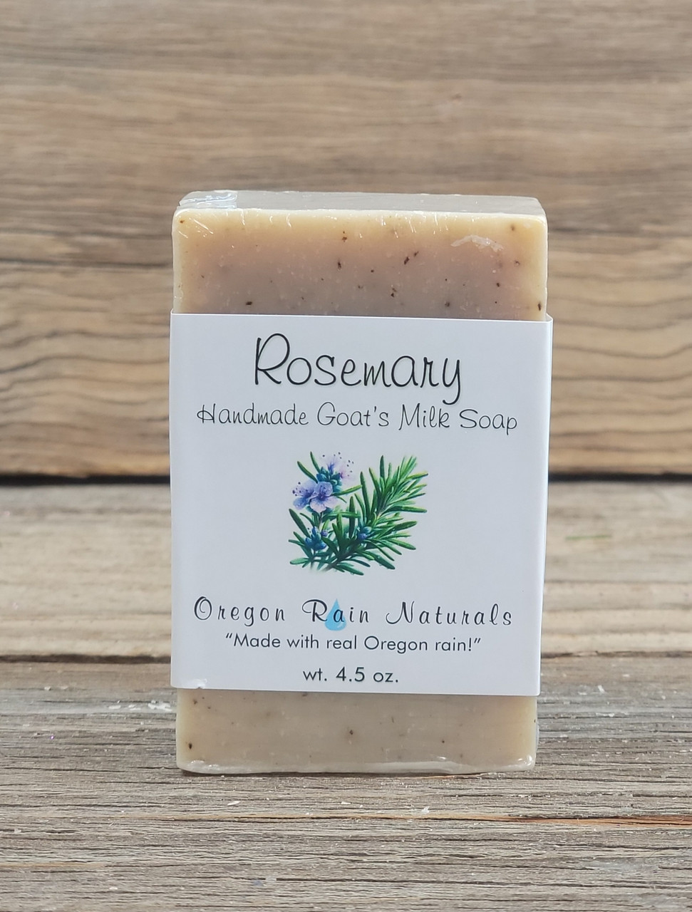 Rosemary Goat's Milk Handmade Soap by Oregon Rain Soap - Non-toxic Soaps + Body Washes product rated SLOW by Million Marker, free from BPA, phthalates, and parabens