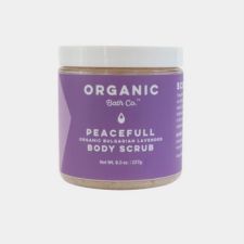 PeaceFull Organic Body Scrub by Organic Bath Co. - Non-toxic, SLOW rated product free from harmful chemicals