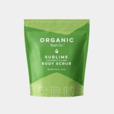 SubLime Organic Body Scrub by Organic Bath Co. - Non-toxic, SLOW rated product free from harmful chemicals