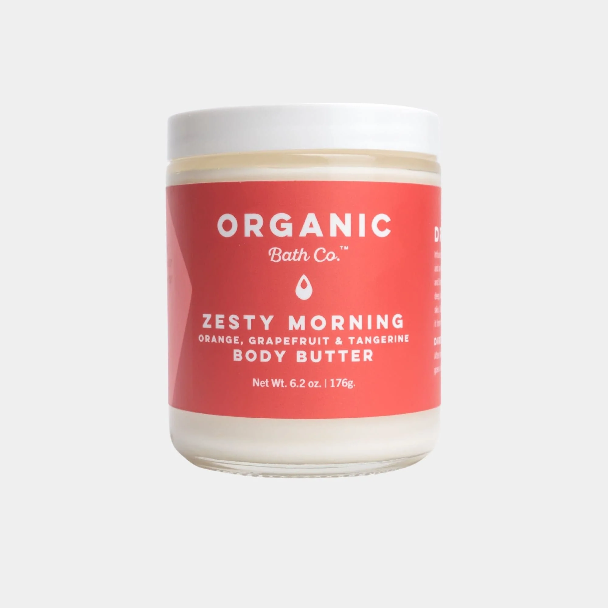 Zesty Morning Organic Body Butter by Organic Bath Co. - Non-toxic Body Oils, Butters + lotions product rated SLOW by Million Marker, free from BPA, phthalates, and parabens