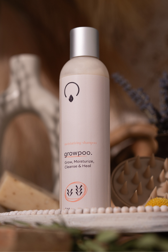 Growpoo Moisturizing Shampoo by OrganiGrowHairCo - Non-toxic, SLOW rated product free from harmful chemicals