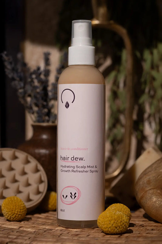 Hair Dew Hydrating Scalp Mist & Growth Refresher Spray by OrganiGrowHairCo - Non-toxic, SLOW rated product free from harmful chemicals