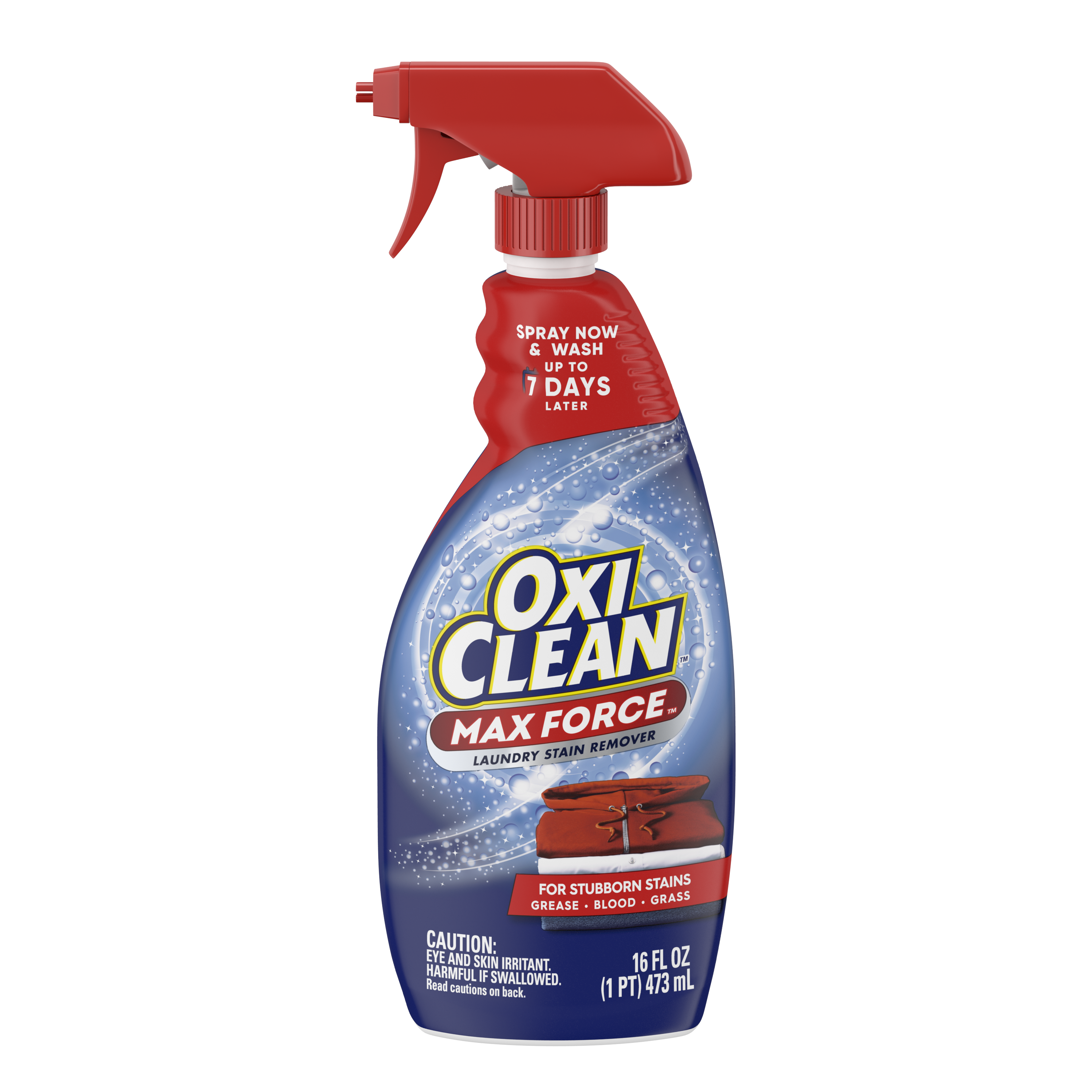 Max Force Laundry Stain Remover Spray by OxiClean - Non-toxic, STOP rated product free from harmful chemicals