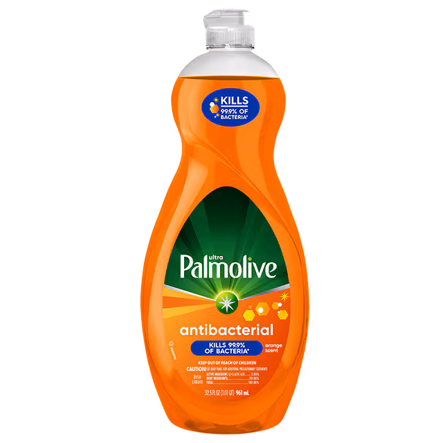 Ultra Antibacterial Dish Soap - Orange Scent by Palmolive - Non-toxic, STOP rated product free from harmful chemicals