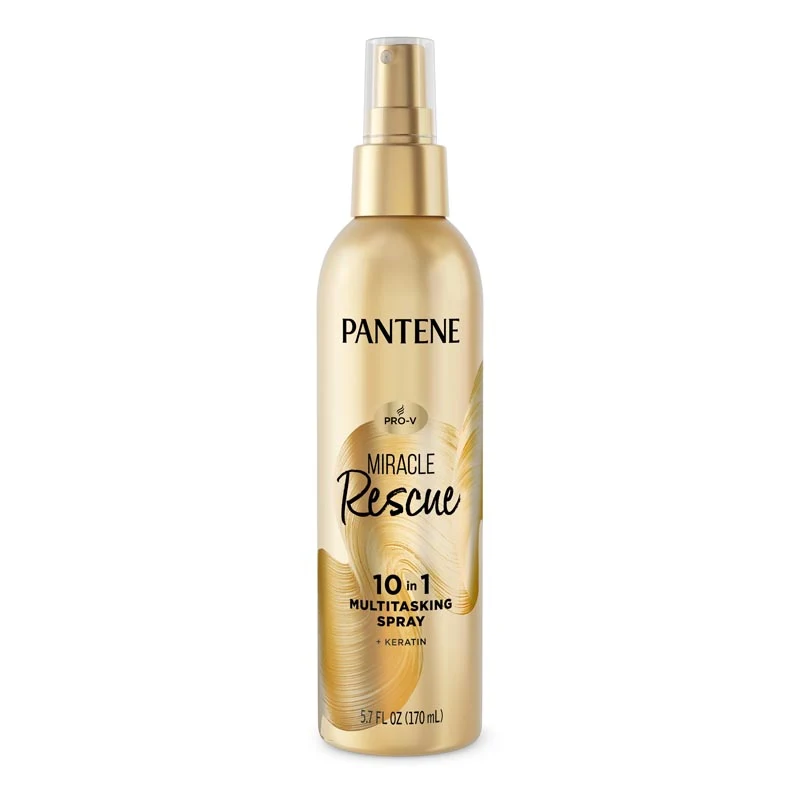Miracle Rescue 10-in-1 Multitasking Leave-In Hair Treatment by PANTENE - Non-toxic, STOP rated product free from harmful chemicals