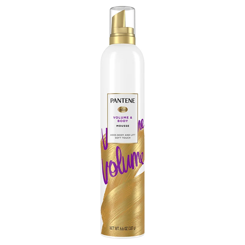 Pro-V Volume & Body Mousse by PANTENE - Non-toxic Hair Styling + Treatment product rated STOP by Million Marker, free from BPA, phthalates, and parabens