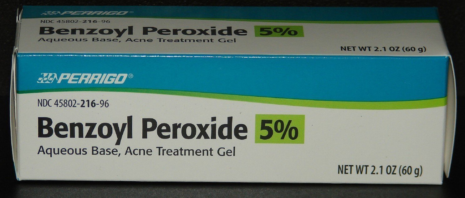 Benzoyl Peroxide Acne Treatment Gel by PERRIGO - Non-toxic Facial Care product rated STOP by Million Marker, free from BPA, phthalates, and parabens