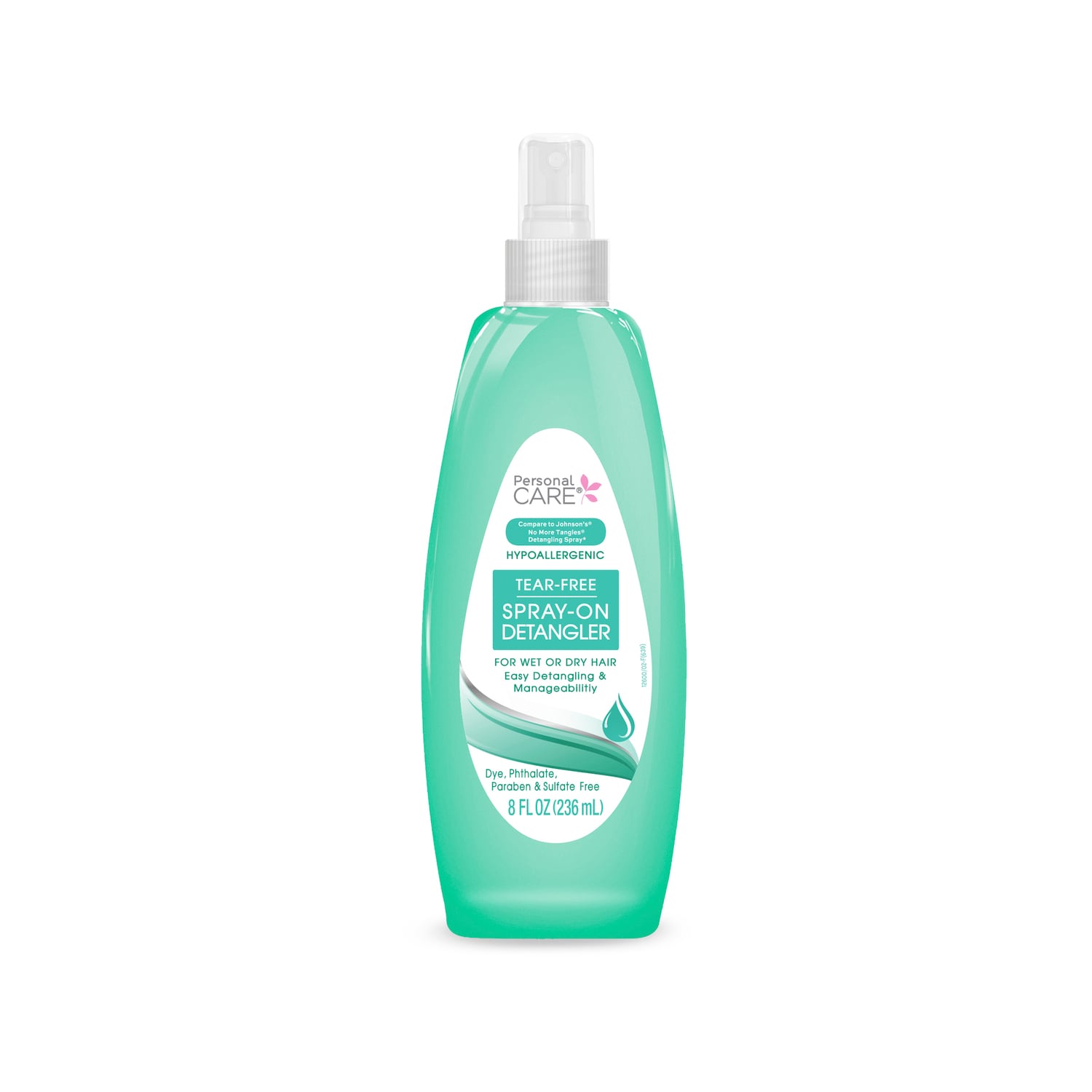 Tear-Free Spray-On Detangler by Personal CARE - Non-toxic, STOP rated product free from harmful chemicals