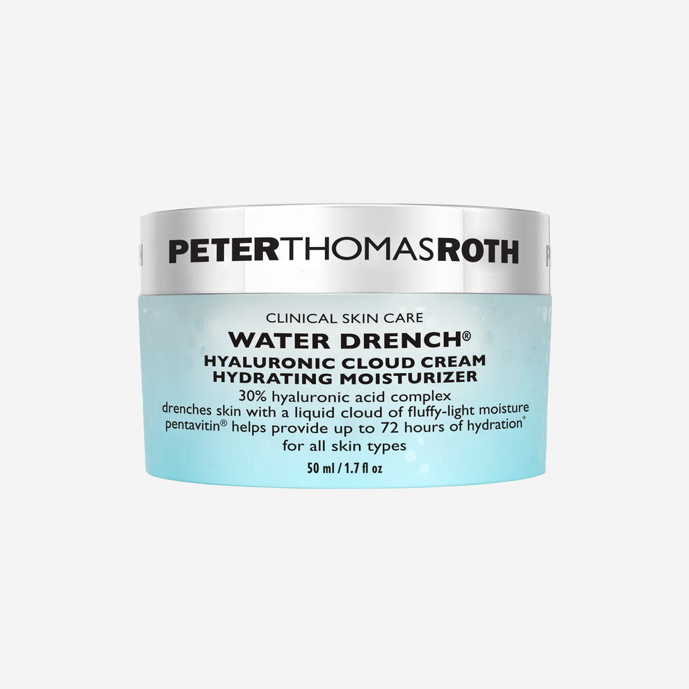 Water Drench Hyaluronic Cloud Cream Hydrating Moisturizer by Peter Thomas Roth - Non-toxic Facial Care product rated STOP by Million Marker, free from BPA, phthalates, and parabens