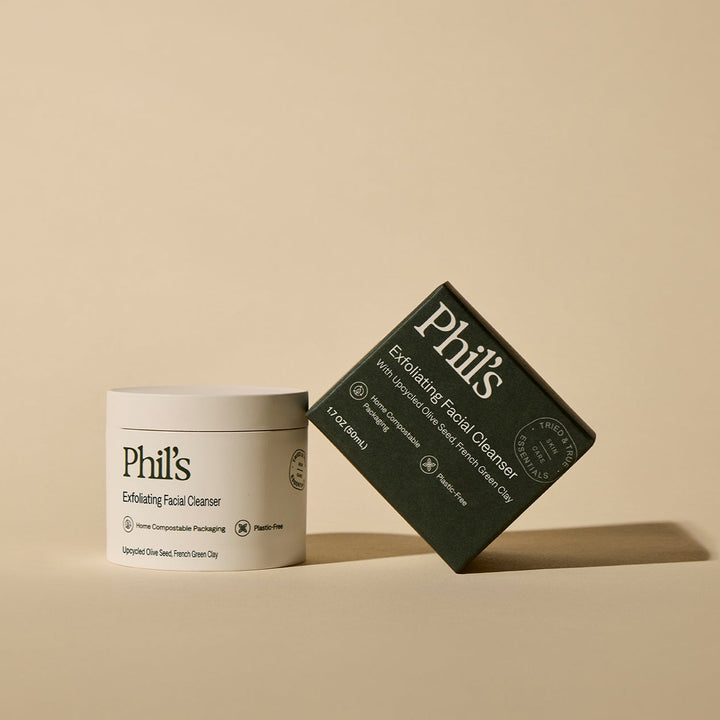 Exfoliating Facial Cleanser by Phil's - Non-toxic, SLOW rated product free from harmful chemicals