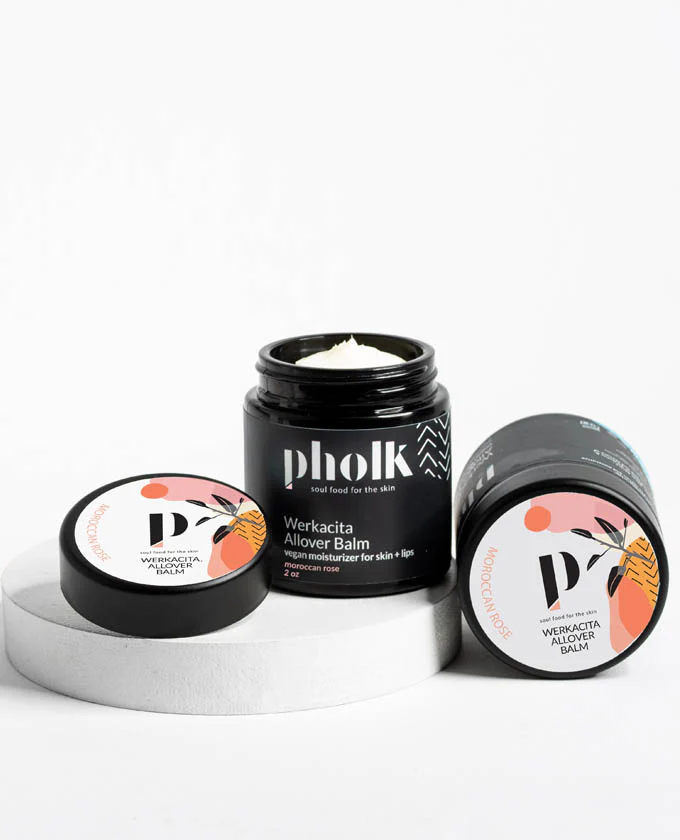 Moroccan Rose Werkacita Allover Balm by Pholk Beauty - Non-toxic, SLOW rated product free from harmful chemicals