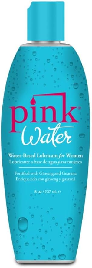 Pink Water Water-Based Lubricant for Women by PINK - Non-toxic Intimate Care product rated STOP by Million Marker, free from BPA, phthalates, and parabens