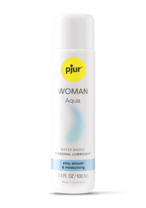 Woman Aqua Water-Based Personal Lubricant by pjur - Non-toxic Intimate Care product rated STOP by Million Marker, free from BPA, phthalates, and parabens