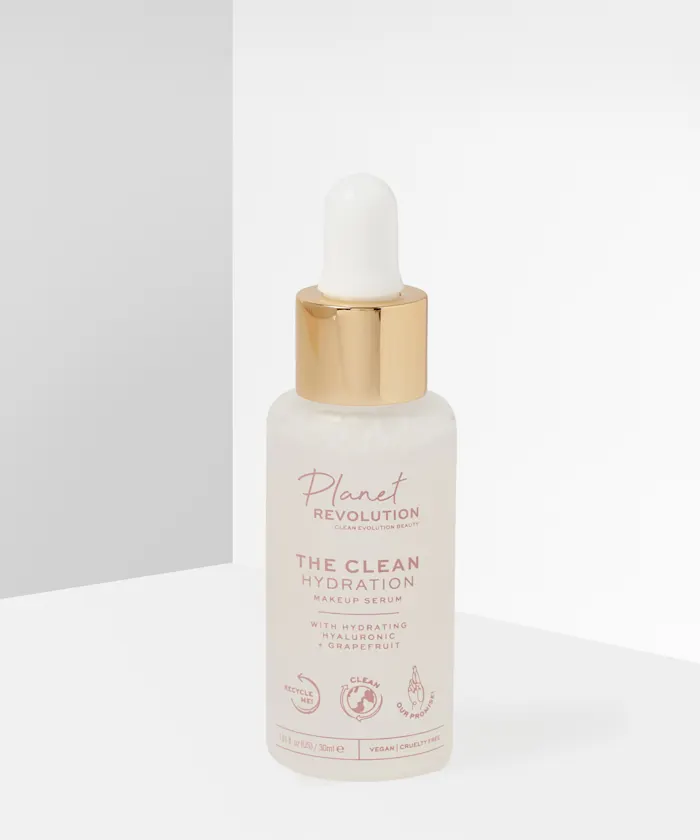The Clean Hydration Makeup Serum by Planet Revolution Clean Evolution Beauty - Non-toxic Cosmetics product rated STOP by Million Marker, free from BPA, phthalates, and parabens
