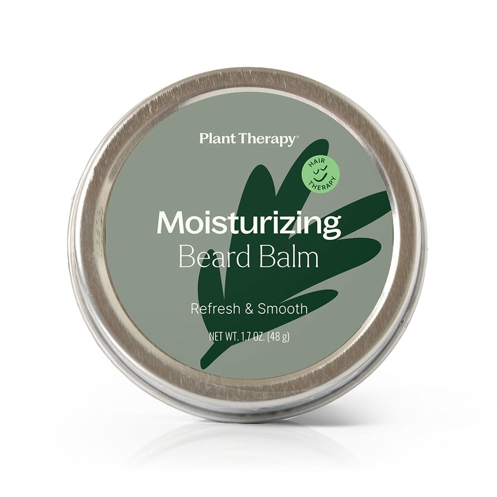 Moisturizing Beard Balm - Refresh & Smooth by Plant Therapy - Non-toxic Hair Styling + Treatment product rated SLOW by Million Marker, free from BPA, phthalates, and parabens