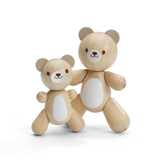 Bear & Little Bear by PlanToys - Non-toxic Toys product rated GO by Million Marker, free from BPA, phthalates, and parabens