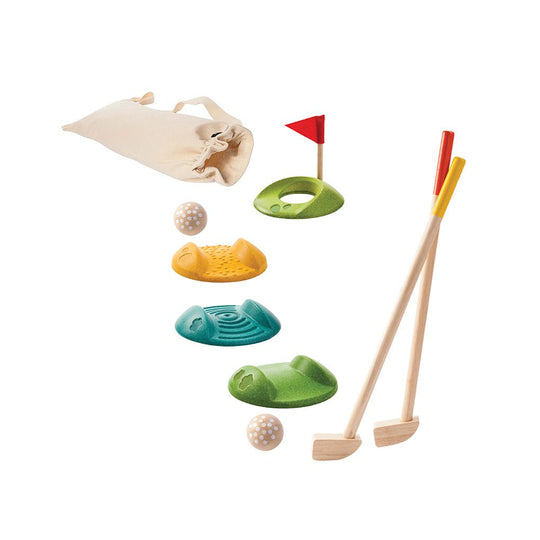 Mini Golf - Full Set by PlanToys - Non-toxic, GO rated product free from harmful chemicals