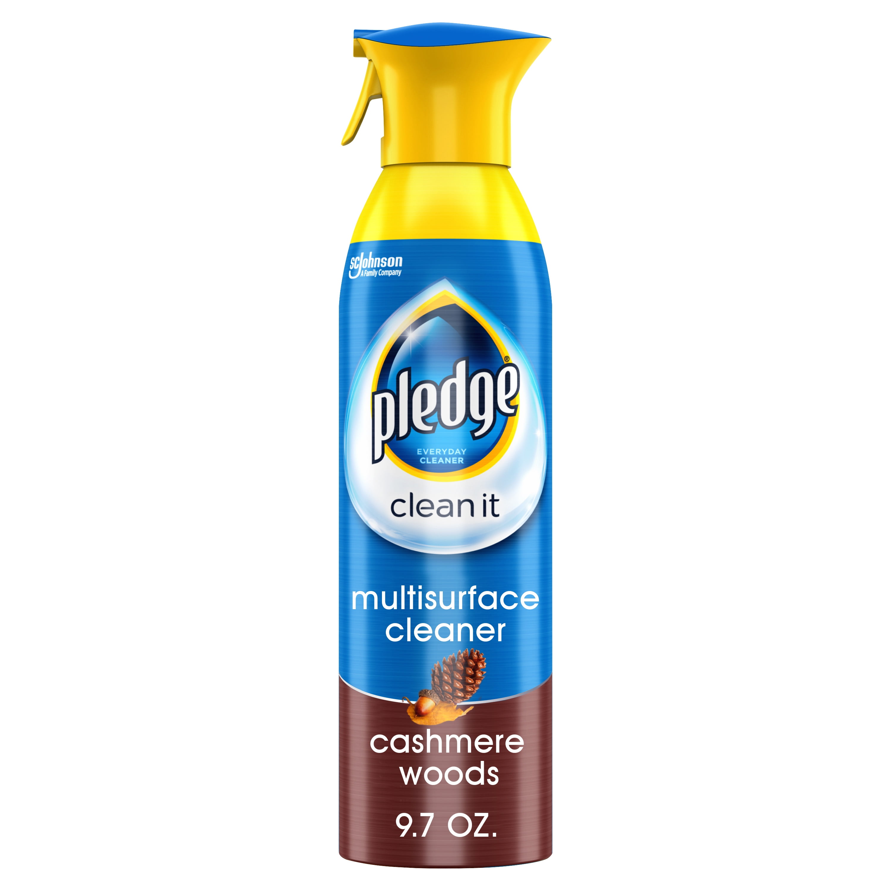 Clean It Multisurface Cleaner – Cashmere Woods by Pledge - Non-toxic, STOP rated product free from harmful chemicals