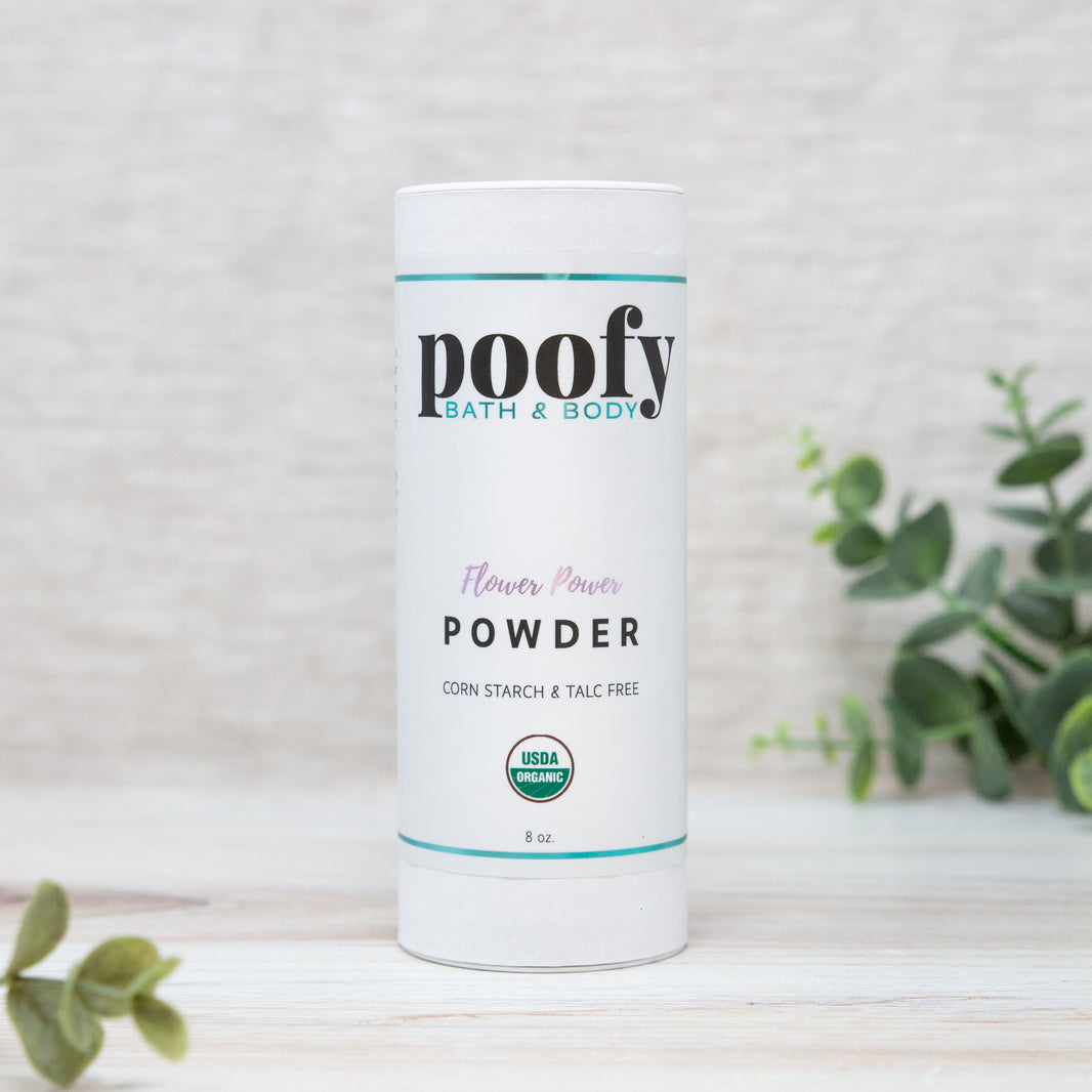 Flower Power Powder by poofy ORGANICS - Non-toxic, SLOW rated product free from harmful chemicals