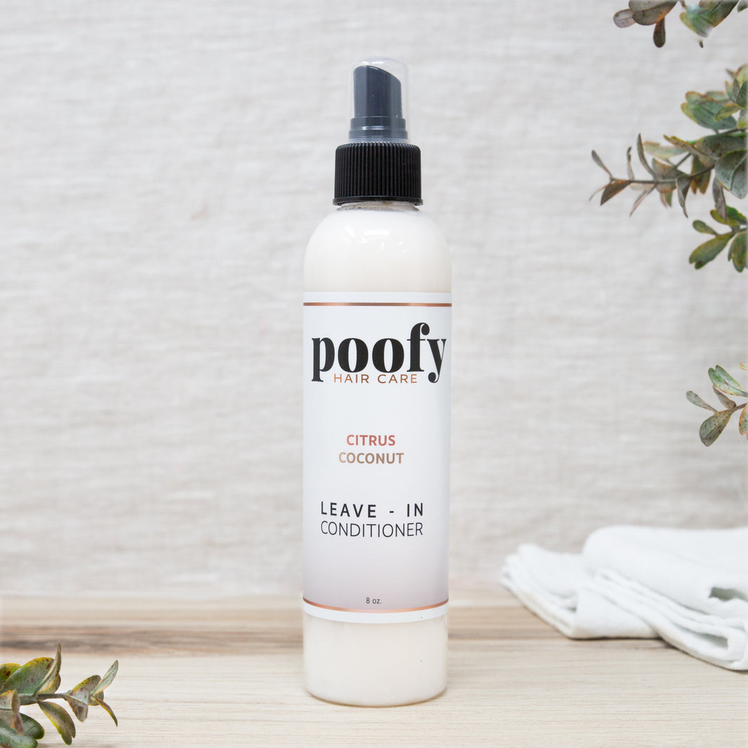 Leave-In Conditioner - Citrus Coconut by poofy ORGANICS - Non-toxic Shampoos + Conditioners product rated SLOW by Million Marker, free from BPA, phthalates, and parabens