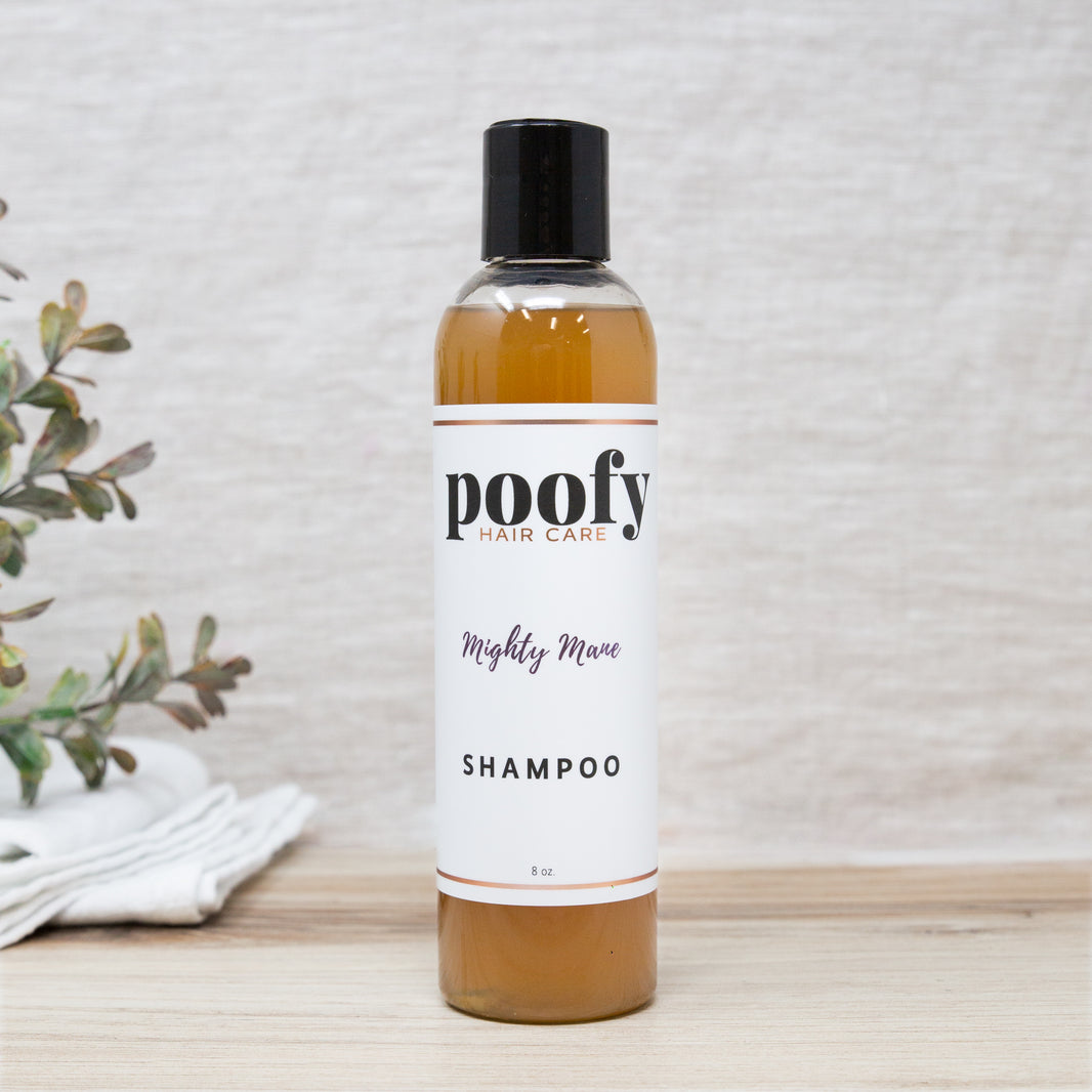 Mighty Mane Shampoo by poofy ORGANICS - Non-toxic, SLOW rated product free from harmful chemicals