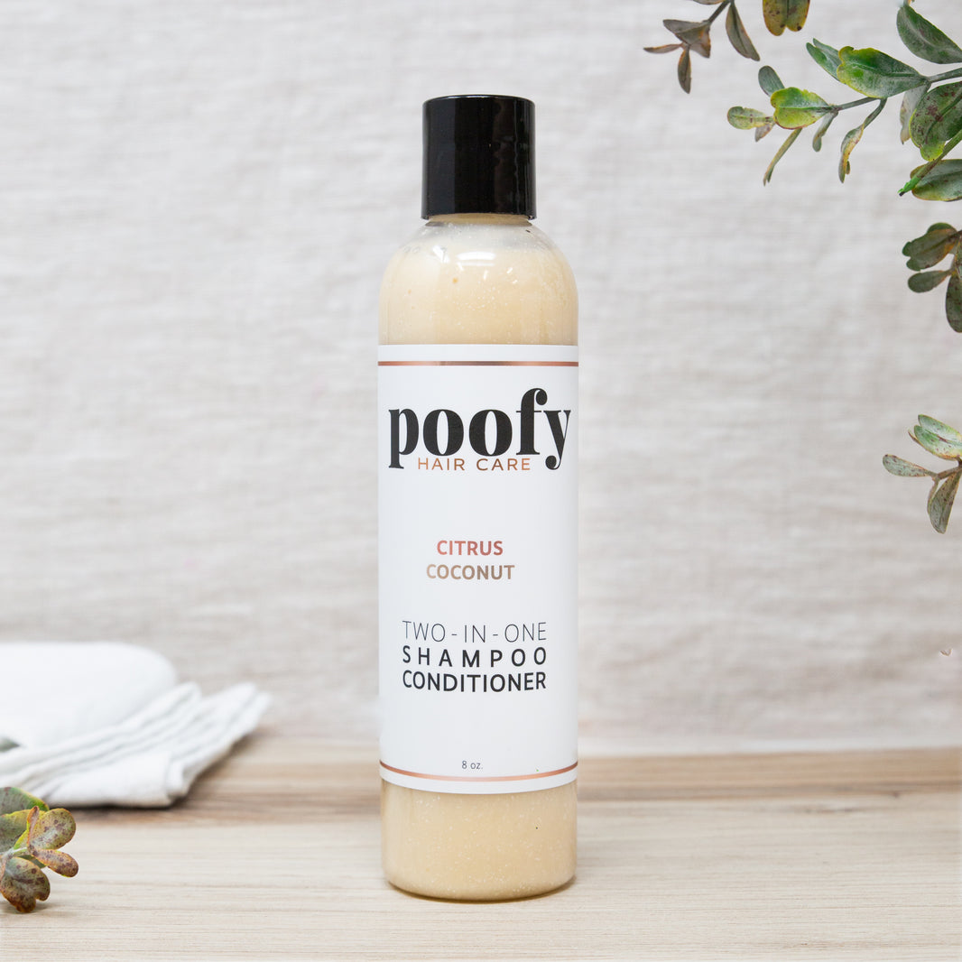 Two-In-One Shampoo Conditioner by poofy ORGANICS - Non-toxic, SLOW rated product free from harmful chemicals