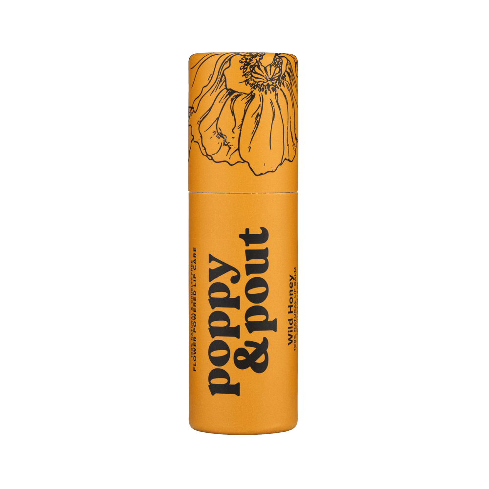 Lip Balm – Wild Honey by poppy & pout - Non-toxic, SLOW rated product free from harmful chemicals