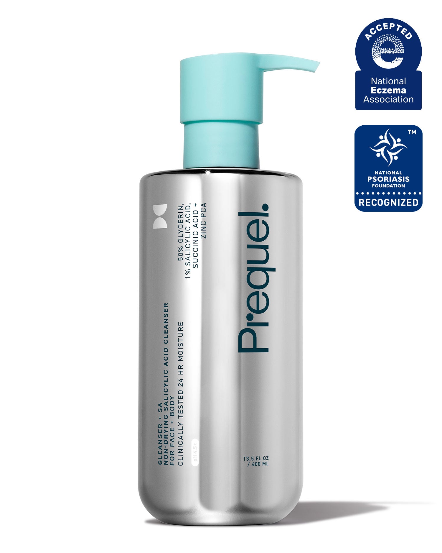Non-Drying Salicylic Acid Cleanser by Prequel. - Non-toxic, STOP rated product free from harmful chemicals