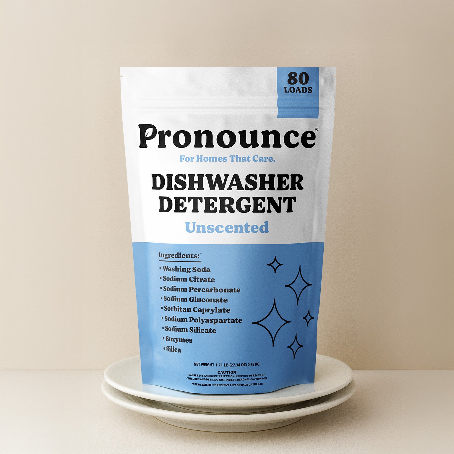Dishwasher Detergent by Pronounce - Non-toxic Household Cleaning Products product rated SLOW by Million Marker, free from BPA, phthalates, and parabens