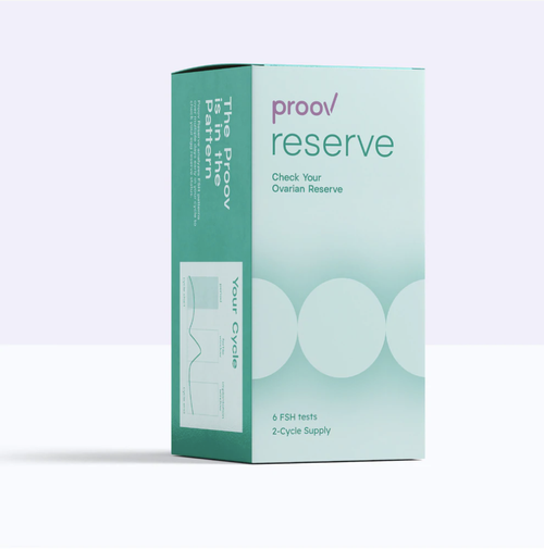 Reserve FSH Test by Proov - Non-toxic Test Kits product rated GO by Million Marker, free from BPA, phthalates, and parabens
