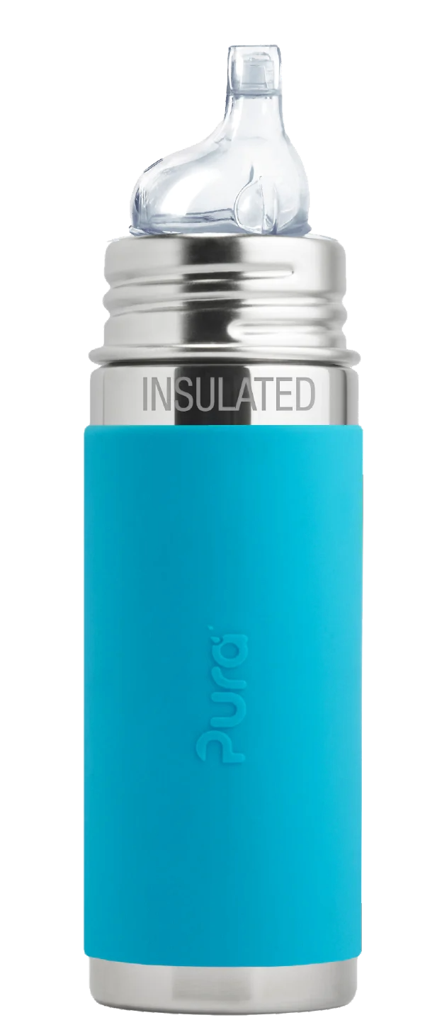 Pura 9oz/260 ml Stainless Steel Insulated Sippy Bottle