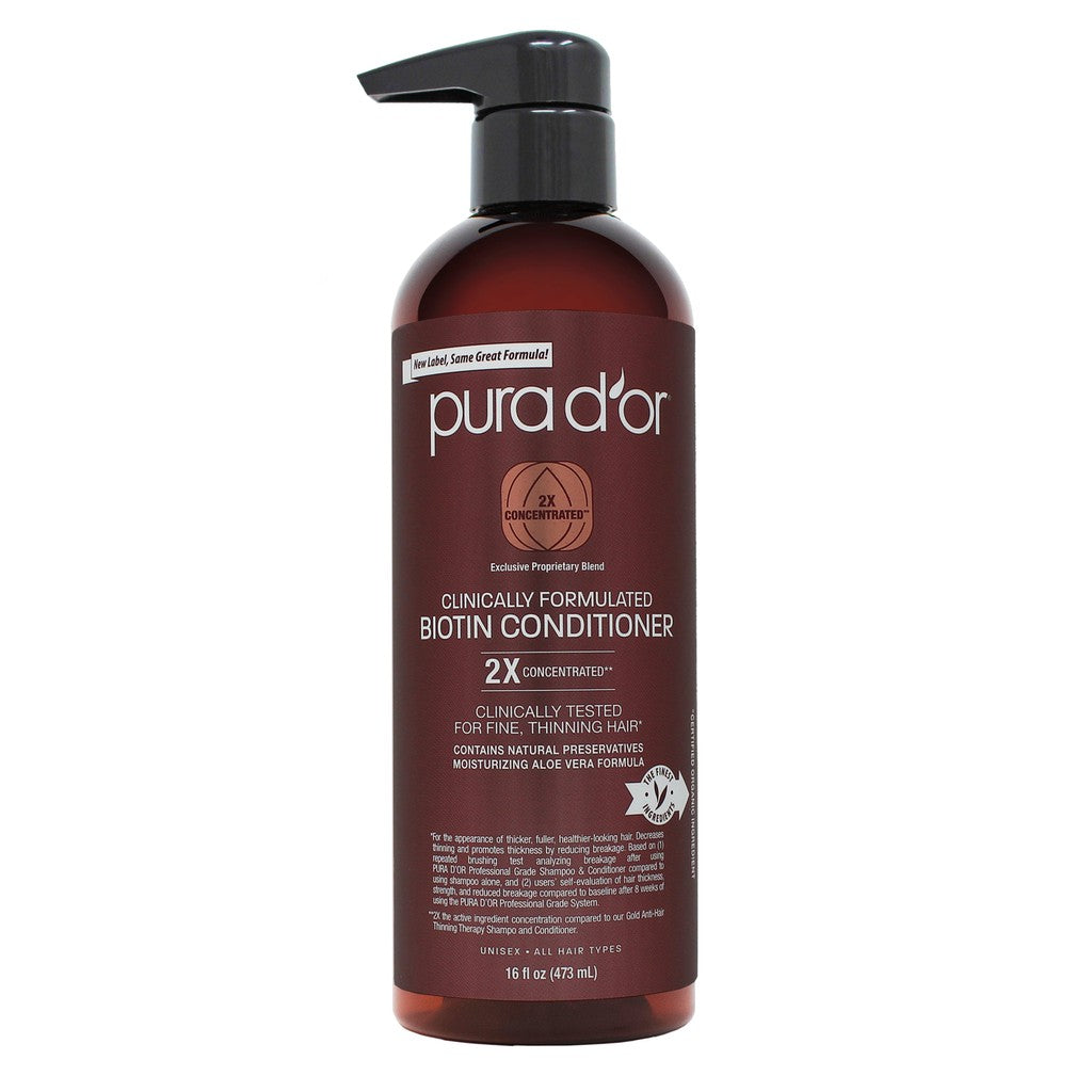 Clinically Formulated Biotin Conditioner by pura d'or - Non-toxic, GO rated product free from harmful chemicals