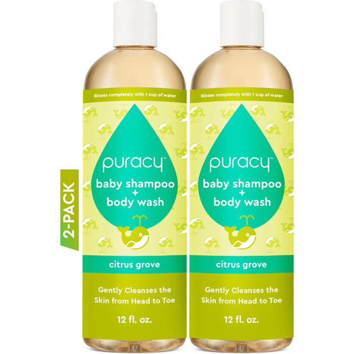 Baby Shampoo & Body Wash (Tear-Free) by Puracy - Non-toxic Baby Soap, Bodywash, Shampoo + Conditioner product rated SLOW by Million Marker, free from BPA, phthalates, and parabens