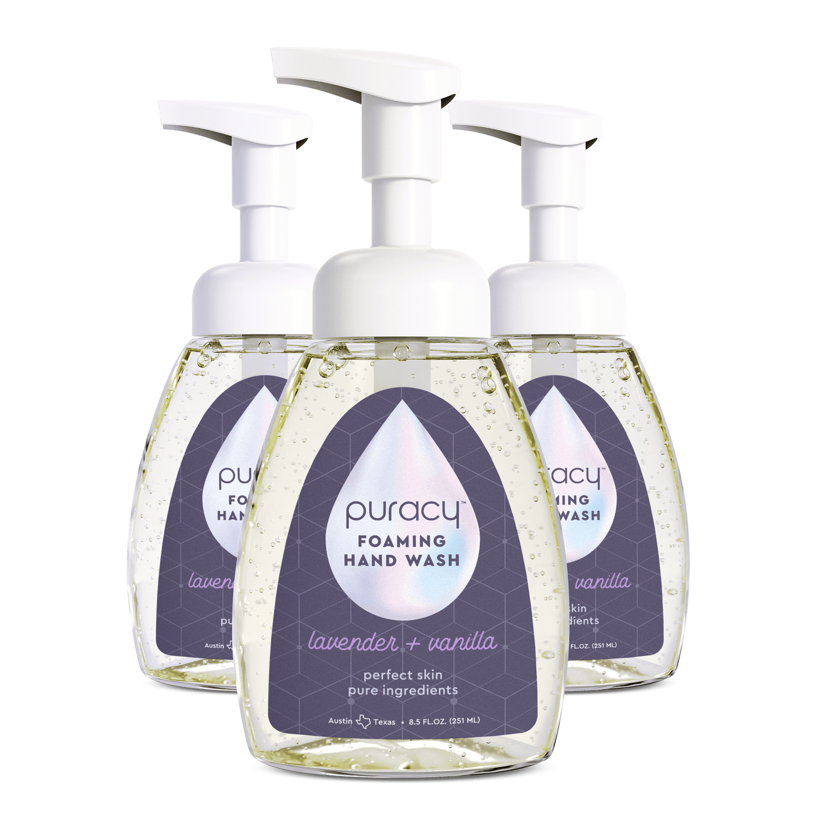 Foaming Hand Soap - Lavender & Vanilla by puracy - Non-toxic, SLOW rated product free from harmful chemicals