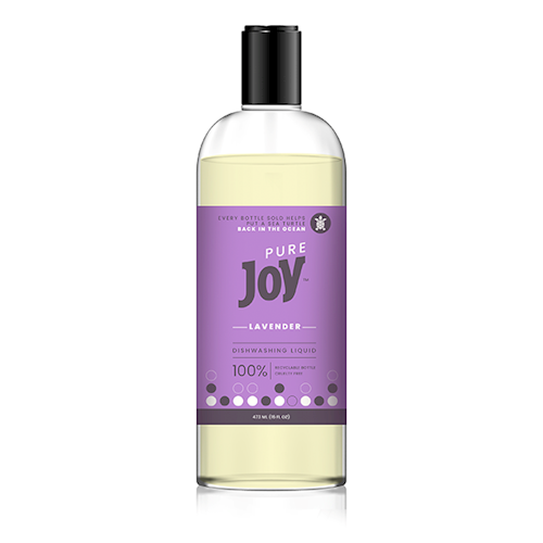 Dishwashing Liquid - Lavender by PURE JOY - Non-toxic Dish Soap + Detergent product rated STOP by Million Marker, free from BPA, phthalates, and parabens